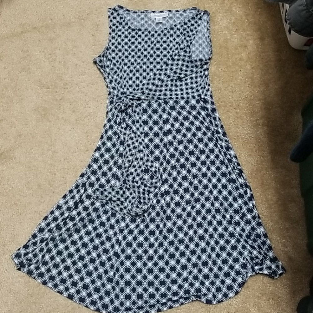 Maternity faux wrap dress